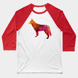 Saarloos Wolfdog in watercolor Baseball T-Shirt